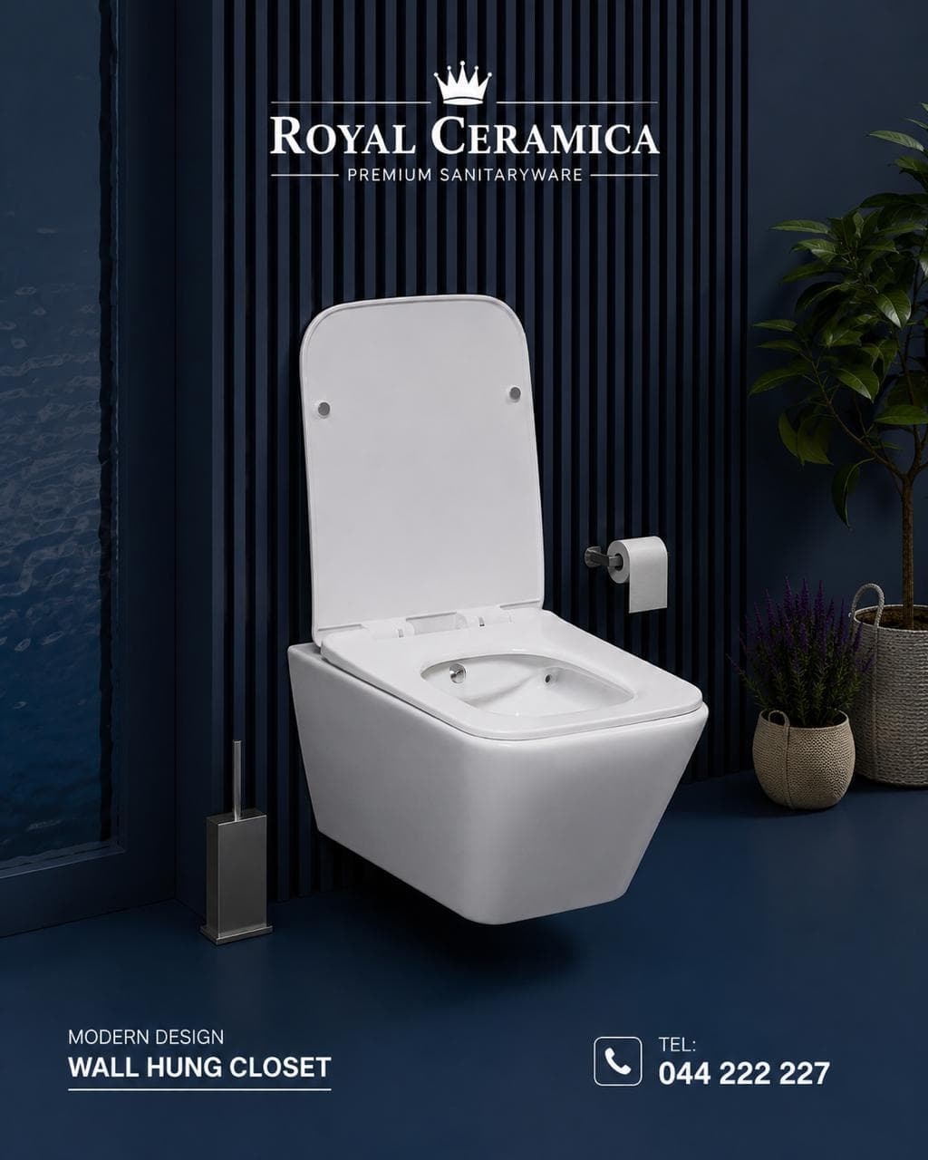 Modern white ceramic sanitaryware